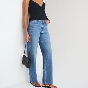 Abercrombie The Loose High Rise Curve Love 12 XLong